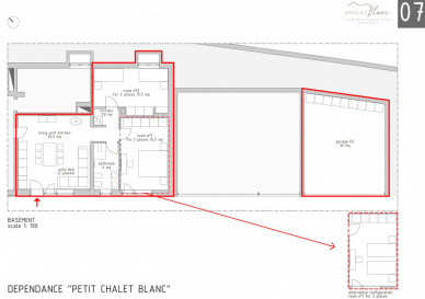 Шале Blanc + Petit Chalet Червиния