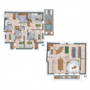 Penthouse Falcon Lodge H21 Méribel