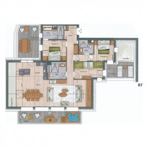 Penthouse Falcon Lodge C22 Méribel