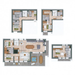 Пентхаус Falcon Lodge A40 Мерибель