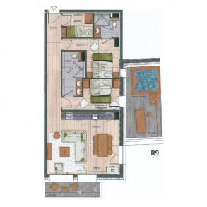 Appartement Falcon Lodge G12 Méribel