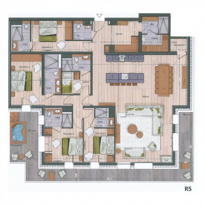 Апартаменты Falcon Lodge E01 Мерибель