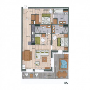 Appartement Falcon Lodge D02 Méribel