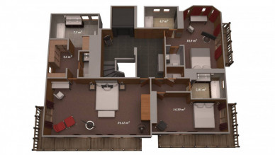 Шале Licorne des Neiges Куршевель 1650