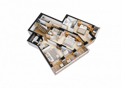 Апартаменты Sirio Куршевель 1850