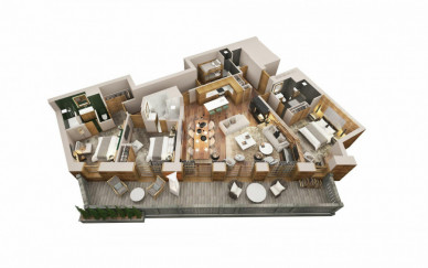 Апартаменты Castano Куршевель 1850