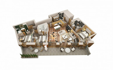 Apartment Avorio Courchevel 1850