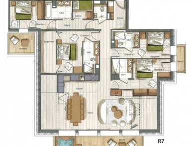 Appartement Falcon Lodge E21 Méribel