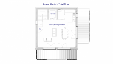 Шале Latour Сент-Фуа