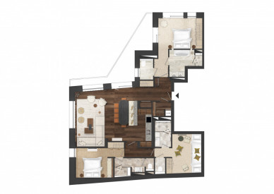 Appartement Atmosphere 101 Courchevel 1850