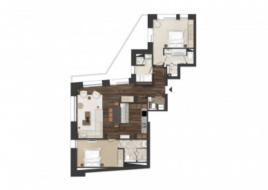 Appartement Atmosphere 301 Courchevel 1850