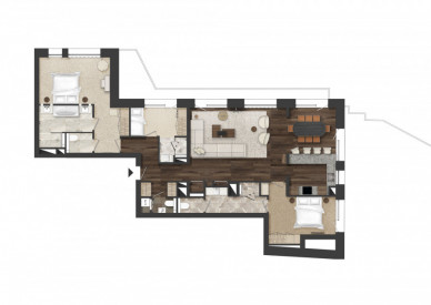 Appartement Atmosphere 402 Courchevel 1850