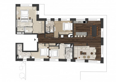 Апартаменты Atmosphere 502 Куршевель 1850