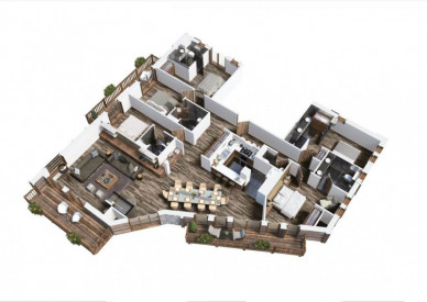 Appartement Les Belles Alpes 3 Méribel