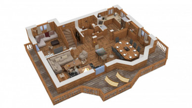 Шале Sommet Куршевель 1850