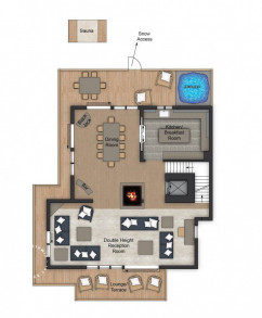 Шале La Grande Roche Куршевель 1850