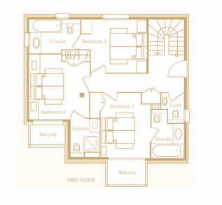 Шале Du Vallon Мерибель