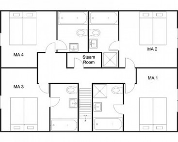 Апартаменты Maisonnée A Куршевель 1850