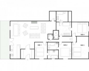 Апартаменты Maisonnée B Куршевель 1850