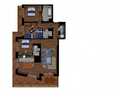 Апартаменты Aspen Lodge 31 Мерибель