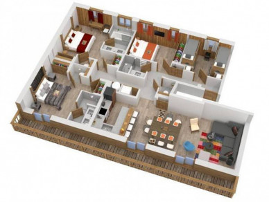 Apartment Follières 4 Courchevel 1850