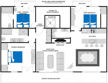 Апартаменты Soleil Des Alpes Вербье
