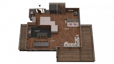 Шале Libellule Куршевель 1650