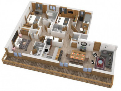 Appartement Follières 2 Courchevel 1850