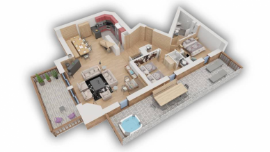 Penthouse Artemis Val d'Isère