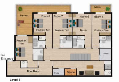 Шале Panoramique Тинь Ле Бревьер