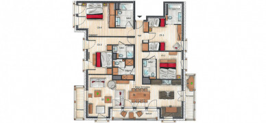 Penthouse Annapurna A301 Les Gets