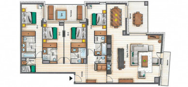 Appartement Mammoth Lodge D02 Courchevel 1650