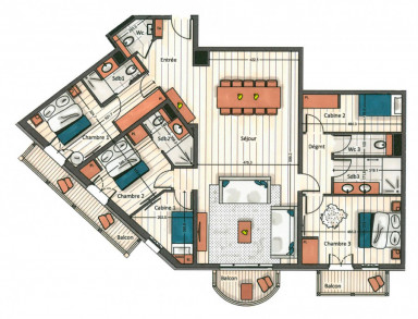 Apartment Punsum Courchevel 1650