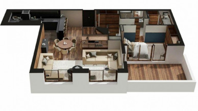 Appartement Les Ancolies 31 Courchevel 1550