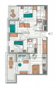 Апартаменты Kinabalu 11 Ле же