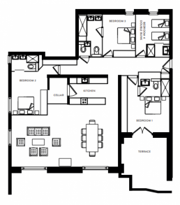 Apartment L’Ours Rouge Meribel