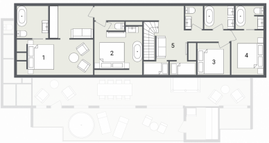 Пентхаус Ben Nevis Ле же