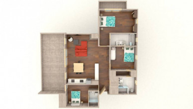 Apartment La Grange de Méribel 1 Meribel